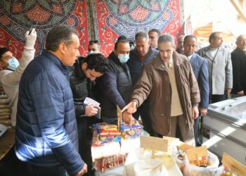 محافظ الغربية يفتتح منفذ “معا ضد الغلاء “  بقرية كفور بلشاي!!