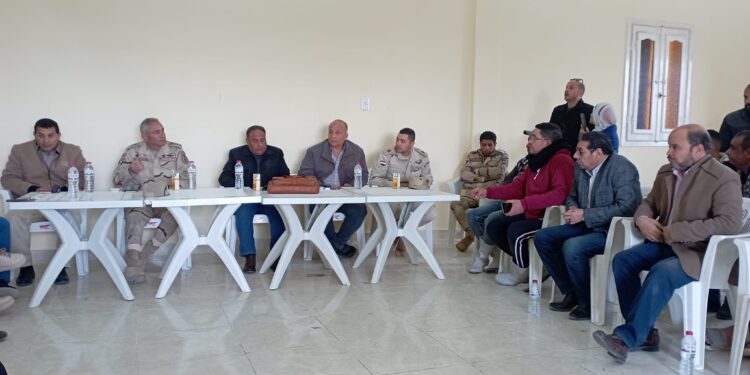 تسليم 5افدنة و40 منزل بالتجمع التنموى الجديد” برأس سدر”!!