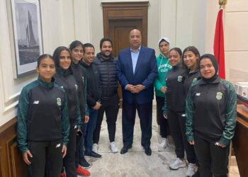 مصيلحي يدعم فريق الكورة الكورة النسائية في أول مشاركته بالدوري كأحد أهم الفرق الجماهيرية بالمسابقة