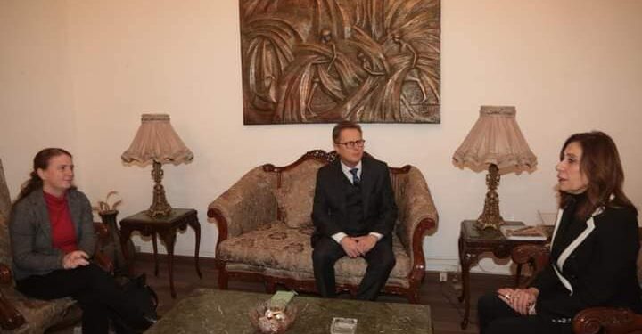 وزيرة الثقافة تستقبل سفير ألمانيا لدى القاهرة!