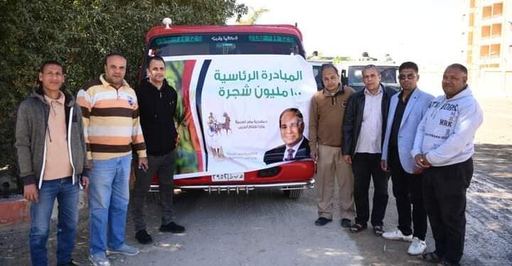 . زراعه 21600 شجرة بمحافظة قنا …ضمن مبادرة 100 مليون شجرة !