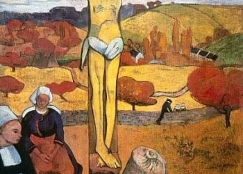 حكاية لوحة (المسيح الأصفر )!!