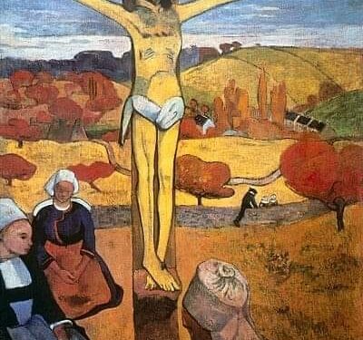 حكاية لوحة (المسيح الأصفر )!!