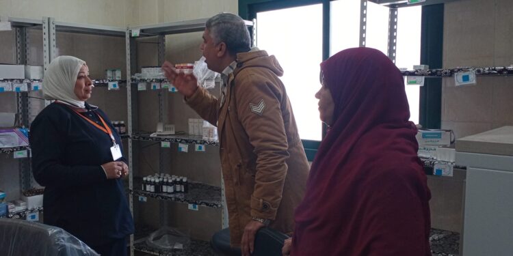 مدير «صحة ابشواى » يفاجئ الوحدات الصحية بالزيارة!