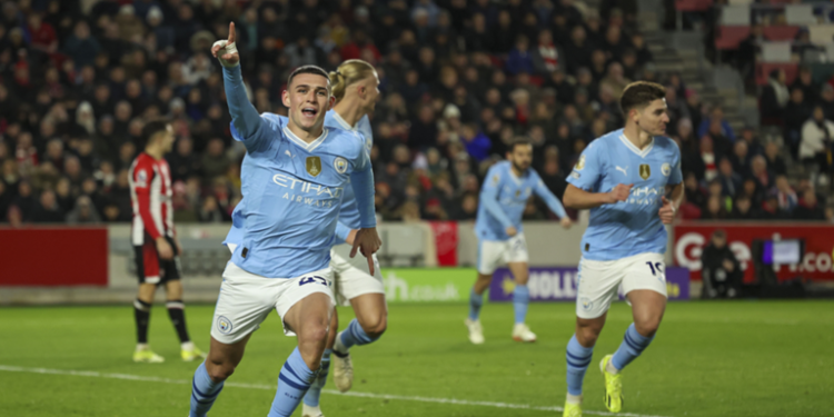 فودين “وهاتريك “لقلب الطاولة على برينتفورد!