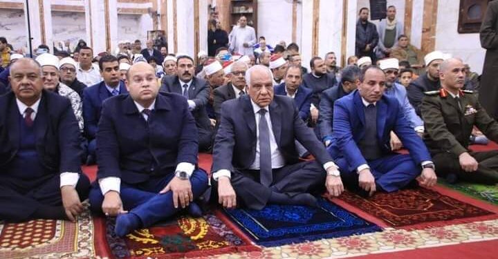 محافظ الجيزة يشهد إحتفال مديرية أوقاف الجيزة بذكرى الإسراء والمعراج بمسجد عبداللطيف بأبوالنمرس