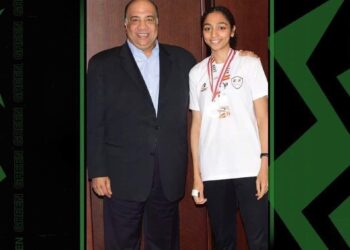 قلعة الشاطبي تتلألأ ببطلة التايكوندو آية محمد بوصولها اوليمبياد باريس 2024