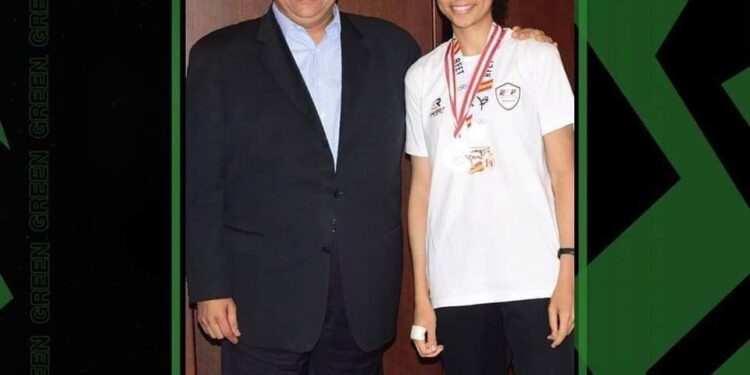 قلعة الشاطبي تتلألأ ببطلة التايكوندو آية محمد بوصولها اوليمبياد باريس 2024