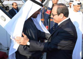 الرئيس السيسى يستقبل الشيخ محمد بن زايد آل نهيان رئيس دولة الإمارات اليوم!