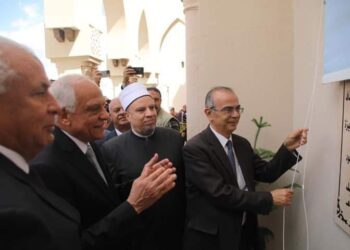 محافظ الجيزة يفتتح مسجد الدكتور مصطفي محمود الجديد