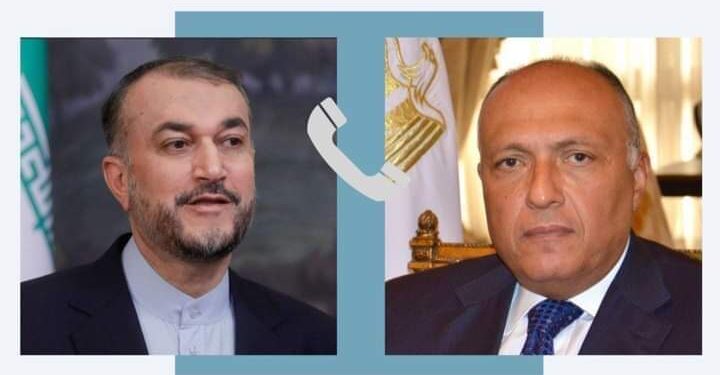 وزير الخارجية يتلقى اتصالا هاتفيا من وزير خارجية إيران