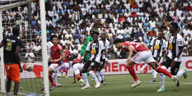 شوط الفرص الضائعه بين الأهلي ومازيمبي!!