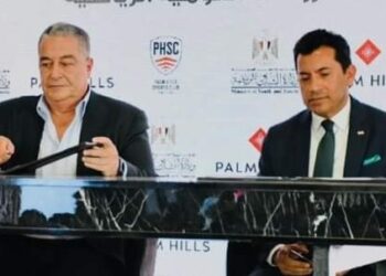  الشباب والرياضة تتلقي 20 مليون جنيه من بالم هيلز!