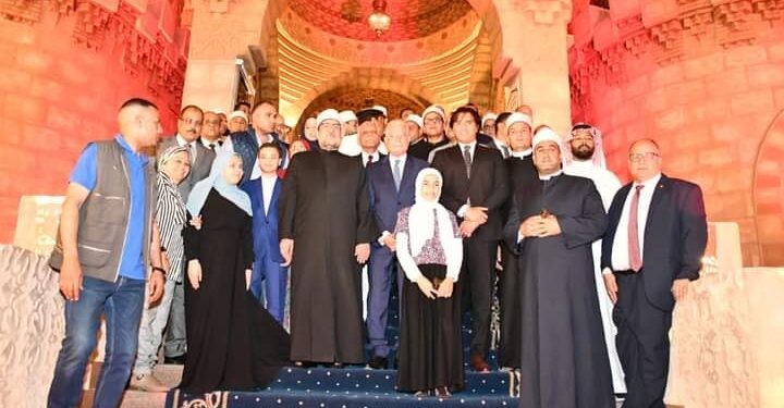 وزير الأوقاف ومحافظ جنوب سيناء يفتتحان أعمال تطوير مسجد الصحابة بشرم الشيخ
