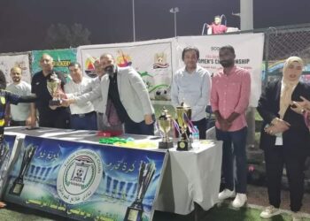 وكيل الوزارة يشهد حفل تكريم الفرق المشاركة والفائزة في الدورة الرمضانية بنادى طلائع كليوباترا