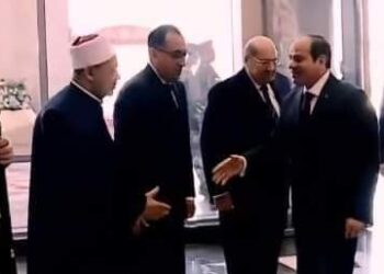 قداسة البابا تواضروس الثاني يحضر حلف الرئيس عبد الفتاح السيسي اليمين الدستورية