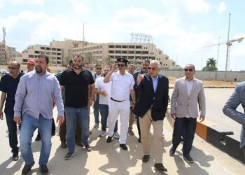 محافظ الجيزة يتفقد أعمال تطوير المناطق المحيطة بالمتحف المصري الكبير