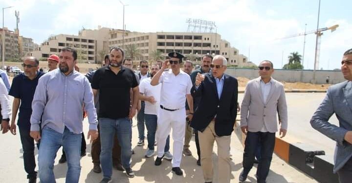 محافظ الجيزة يتفقد أعمال تطوير المناطق المحيطة بالمتحف المصري الكبير