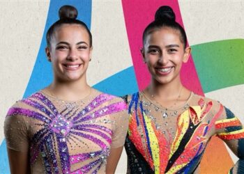 عبير مدحت وجومانا ابو المجد تتاهلان لاولمبيات باريس وعاليا اسامة بذهبية افريقيا فى الجمباز الأيقاعى