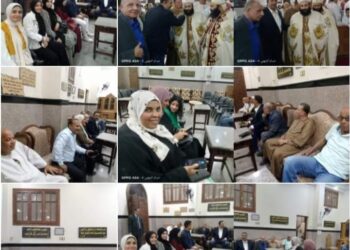حزب الشعب الجمهورى يشارك الأقباط فى إحتفالات عيد القيامة المجيد
