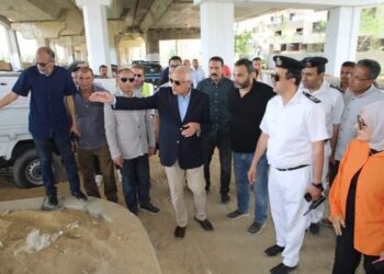 محافظ الجيزة يتفقد أعمال تطوير المناطق المحيطة بالمتحف المصري الكبير