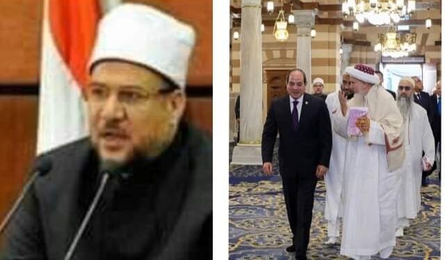 وزير الأوقاف يبعث رسالة شكر للرئيس السيسي