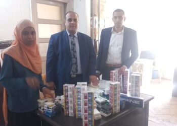 تتوالى حملات تموين وسط وضبط 510 علبة سجائر مجهولة المصد