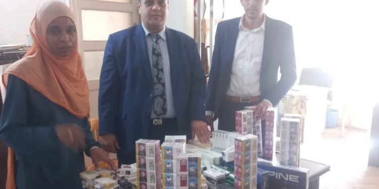تتوالى حملات تموين وسط وضبط 510 علبة سجائر مجهولة المصد