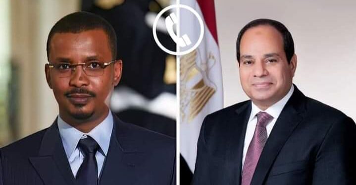 الرئيس السيسى يجرى اتصالاً هاتفياً بالرئيس التشادي لتهنيته بفوزه في الانتخابات الرئاسية
