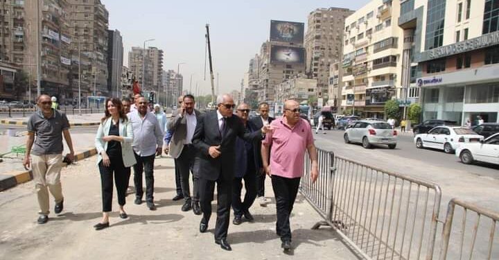 محافظ الجيزة يتابع أعمال تطوير طرق طراد النيل و جامعة الدول العربية