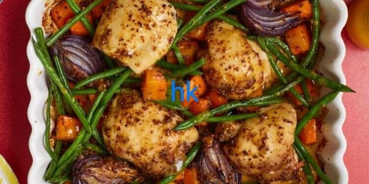 افخاد الدجاج بالعسل والخردل