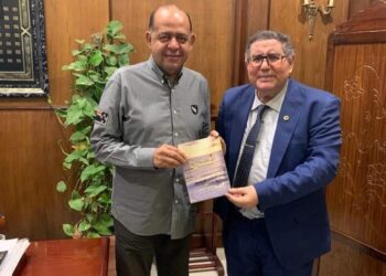 رئيس اتحاد الوطن العربي الدولي يلتقي برئيس مجلس إدارة نادي أصحاب الجياد بالإسكندرية