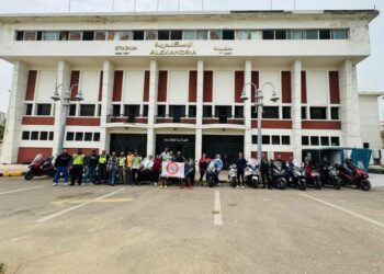 فاعليات بجولة لعدد 20 اسكوتر على كورنيش إسكندرية