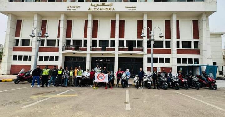 فاعليات بجولة لعدد 20 اسكوتر على كورنيش إسكندرية