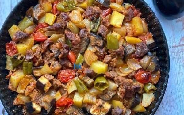 تورلى باللحم مع الخضار