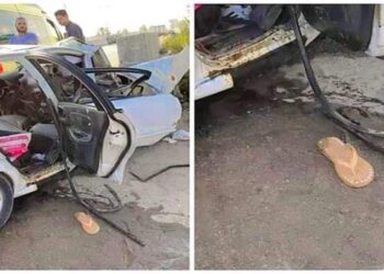 انقلاب سيارة ومصرع ٤ أشخاص وإصابة ٣ بإصابات خطير بالبحيرة 