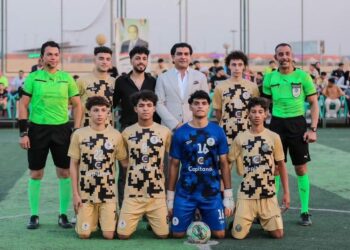 إتحاد بسيون والأمل أبطال الجمهورية للميني فوتبول للناشئين تحت 15 – 17 سنة