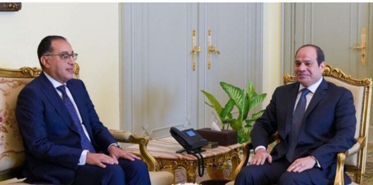 تجديد الثقة وتكليف الرئيس السيسي لـ مصطفى مدبولي بتشكيل الحكومة الجديدة