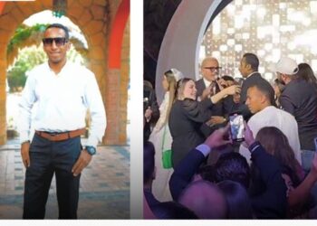 صفع الفنان عمرو دياب لأحد معجبيه، خلال محاولته التقاط صورة معه !