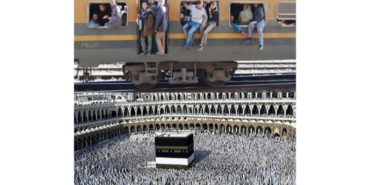 الشعبطة في قطار الحج