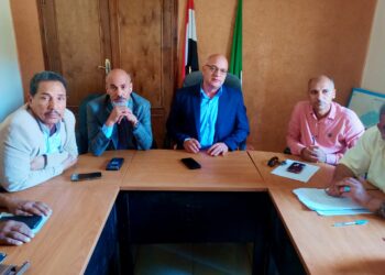 ابوطالب يترأس اجتماع منظومة العمل بالفيوم في إدارة الخدمات الزراعية بابشواي و يوسف الصديق