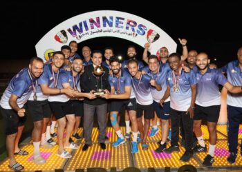 رئيس الإتحاد المصري للميني فوتبول أحمد سمير يتوج نادي عز الدخيلة بكأس مصر موسم 2024-2023
