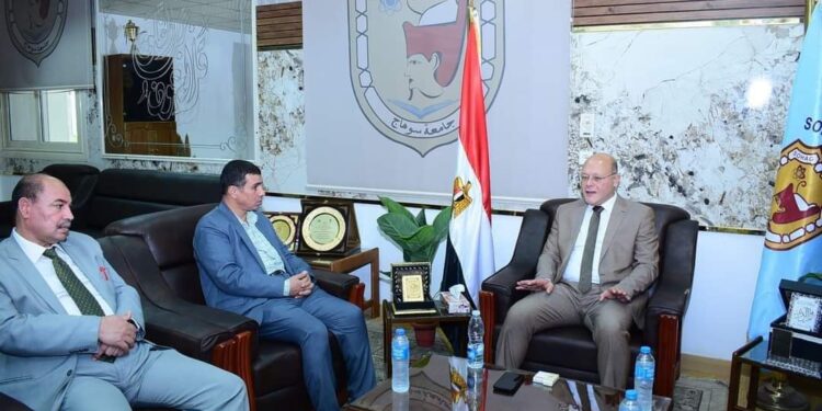 “النعماني” يستقبل رئيس جامعة أسيوط الجديدة