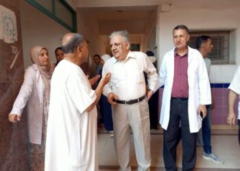 مكين فى زيارة مفاجئة لتفقد مستشفى منية النصر دقهلية