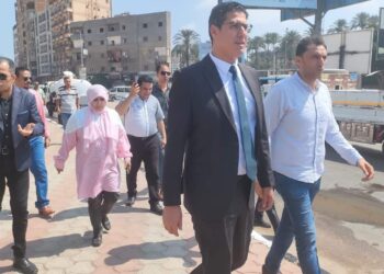 محافظ الدقهلية يتابع  أعمال الحملة المكبرة لرفع كفاءة النظافة العامة بمدينة المنصوره 