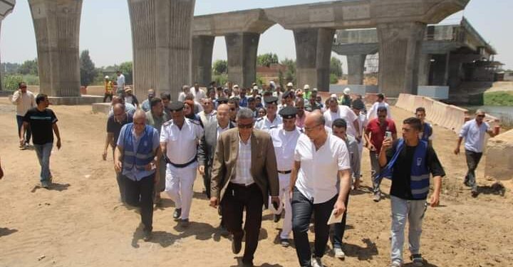 جولة لمحافظ الجيزة  للمشروعات التنموية الجاري تنفيذها بمركز ومدينة منشأة القناطر