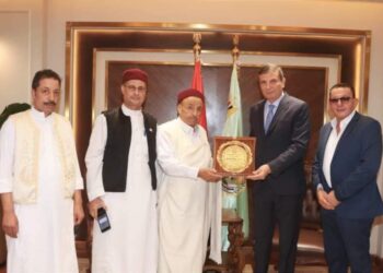 وزير الزراعه يستقبل وفد هيئة القبائل وشباب الوطن العربي