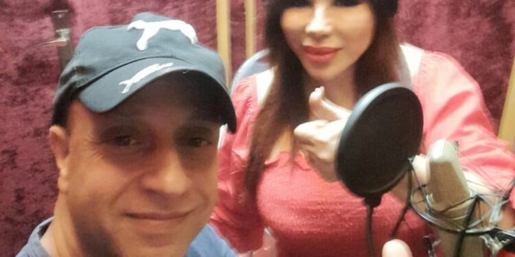 غادة إبراهيم تسجل أغانى مجلس العقلاء