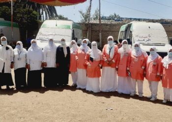 الكشف على 1448 مريضا ضمن فعاليات قافلة طبية علاجية فى قرية موسى العربى مركز بلقاس