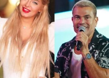 ظهور عمرو دياب مع الإعلامية مي حلمي !!